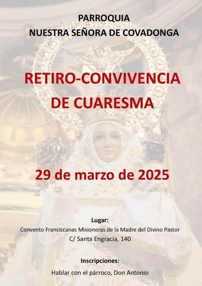 Retiro convivencia de Cuaresma 2025