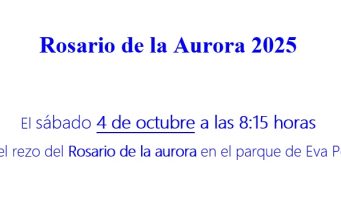 Rosario de la Aurora