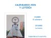 Calendario de la parroquia 2026 y lotería de Navidad