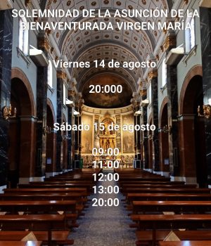 Solemnidad Virgen de la Asunción