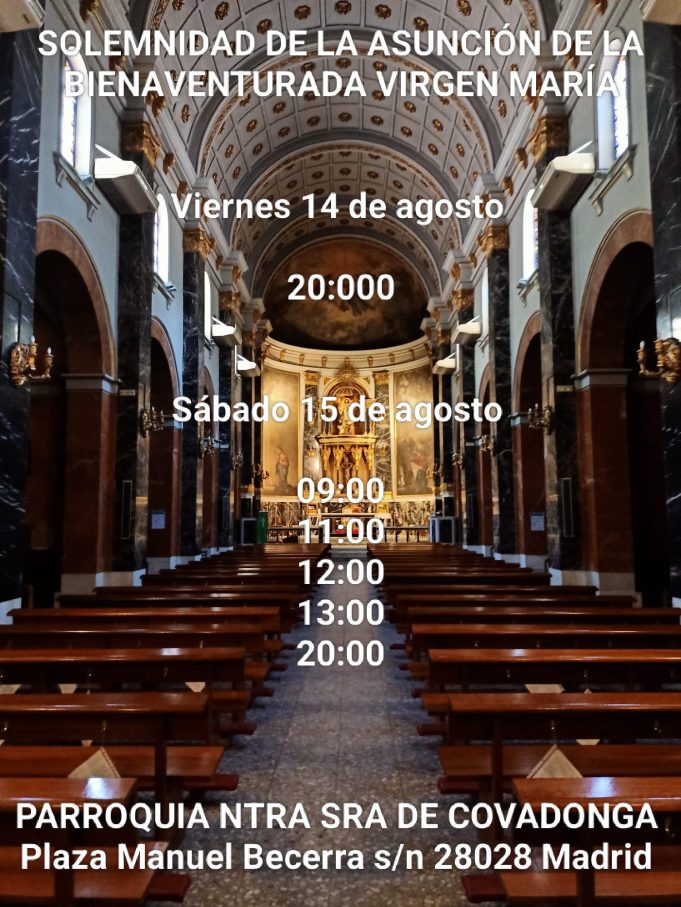 Solemnidad Virgen de la Asunción