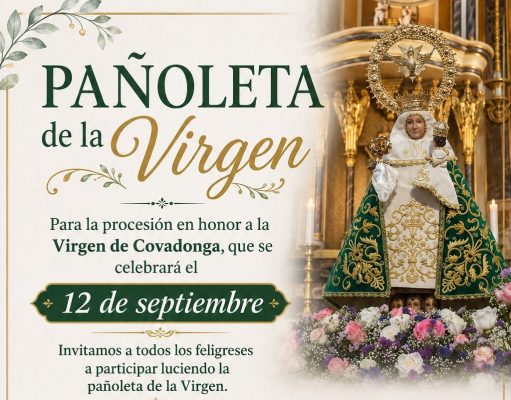 Pañoleta de la Virgen de Covadonga