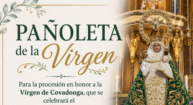 Pañoleta de la Virgen de Covadonga