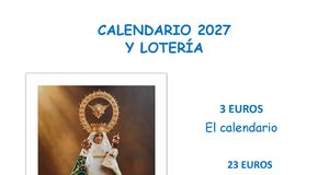 Calendario de la parroquia 2027 y lotería de Navidad