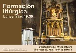 Formación litúrgica 2026-2027