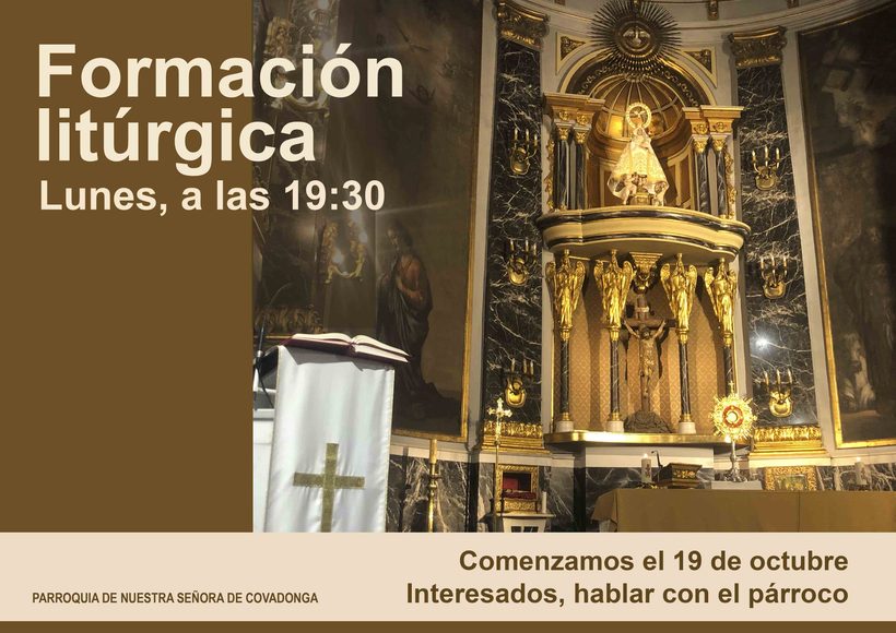 Formación litúrgica 2026-2027